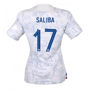 Frankrig William Saliba #17 Replika Udebanetrøje Dame VM 2022 Kortærmet